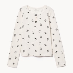 Joe Fresh Kid Girls' Pointelle Long Sleeve Top 1 ea, $14.00/1ea