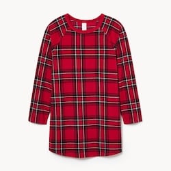 Joe Fresh Chemise de nuit des Fêtes en micromolleton, filles 1 ea, 19,00 $/1ch