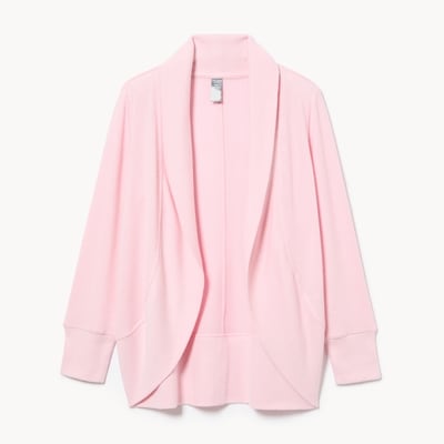 Kid Girls' Active Knit Cardigan - Pastel Pink