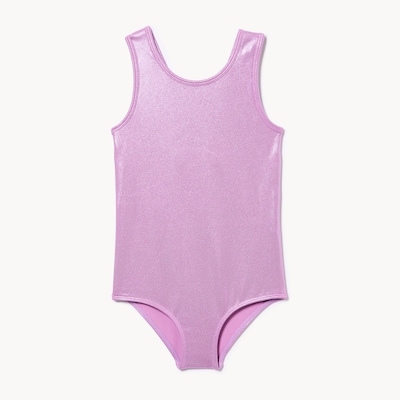 Kid Girls' Gymnastics Bodysuit - Light Purple