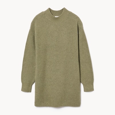 Tween Girls' Sweater Dress - Light Olive