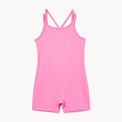 Kid Girls' Active Strappy Romper - Pink