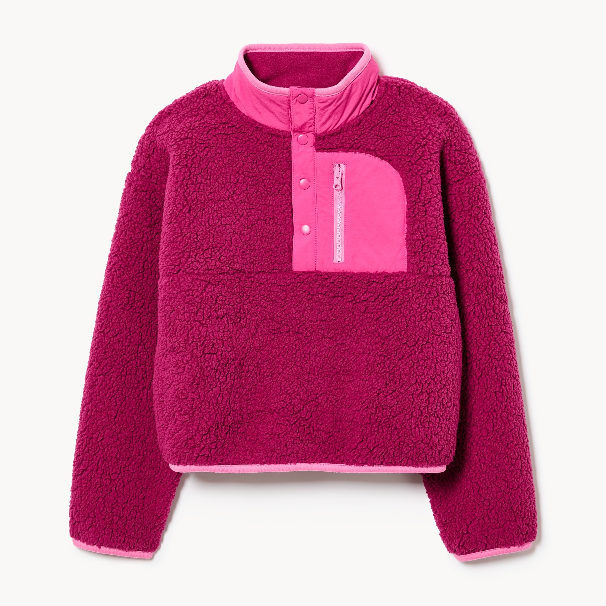 Kid Girls' Active Teddy Fleece Pullover
