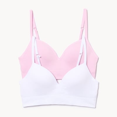 Joe Fresh Ens. de 2 soutiens-gorge sans couture pour filles 1 ea, 24,00 $/1ch