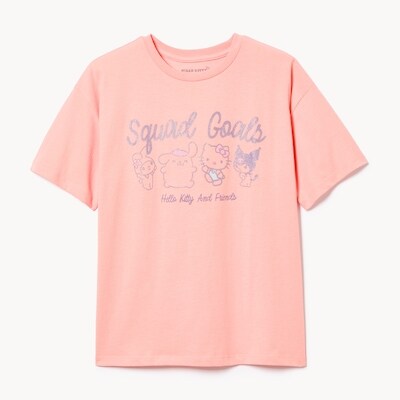 T-shirt Hello KittyMD and Friends pour filles - Pêche