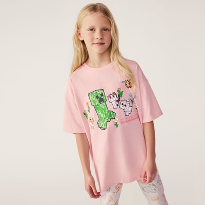 Joe Fresh T-shirt à emmanchure basse Minecraft pour filles 1 ea, 19,00 $/1ch