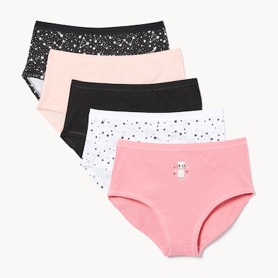 Kid Girls' 5-Pack Boyshort - Multi