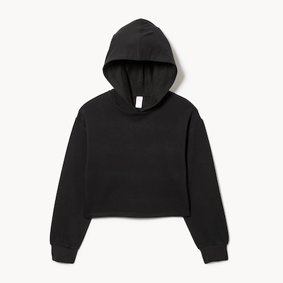 Tween Girls' Fleece Hoodie - JF Black