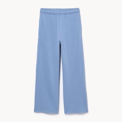 Tween Girls' Wide Leg Sweatpant  - Dusty Blue