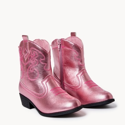 Kid Girls' Western Boots - Pink
