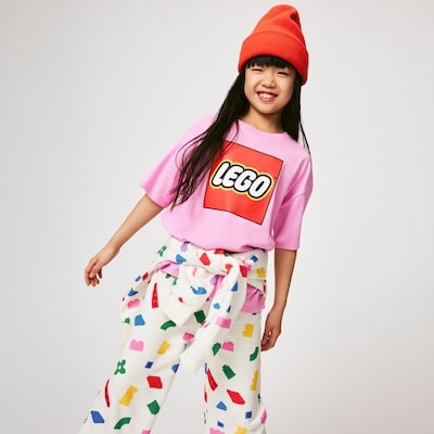 T-shirt à logo LEGOMD pour filles - Lilas Brillant
