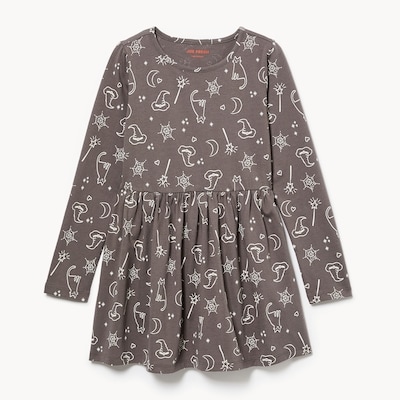 Robe en jersey pour filles - Gris