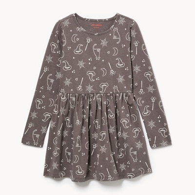 Kid Girls' Jersey Dress - Grey