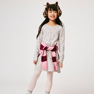 Kid Girls' Jersey Dress - Off White