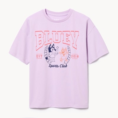 Kid Girls' Bluey T-Shirt - Lilac