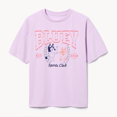 T-shirt Bluey pour filles - Lilas