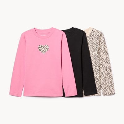 Joe Fresh Kid 3-Pack Long Sleeve T-Shirt 1 ea, $24.00/1ea