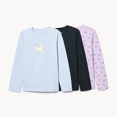 Joe Fresh Ens. de 3 t-shirts à manches longues pour enfants 1 ea, 24,00 $/1ch