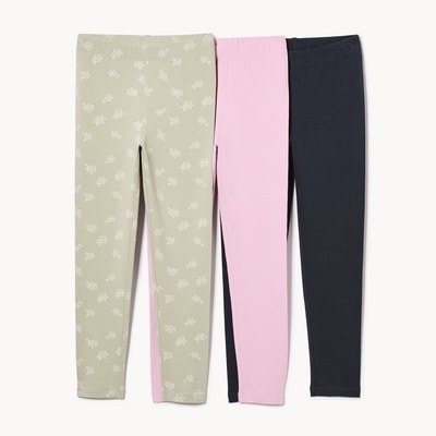 Kid Girls' 3-Pack Legging - Open Violet