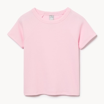 Joe Fresh T-shirt côtelé en coton pour filles 1 ea, 12,00 $/1ch