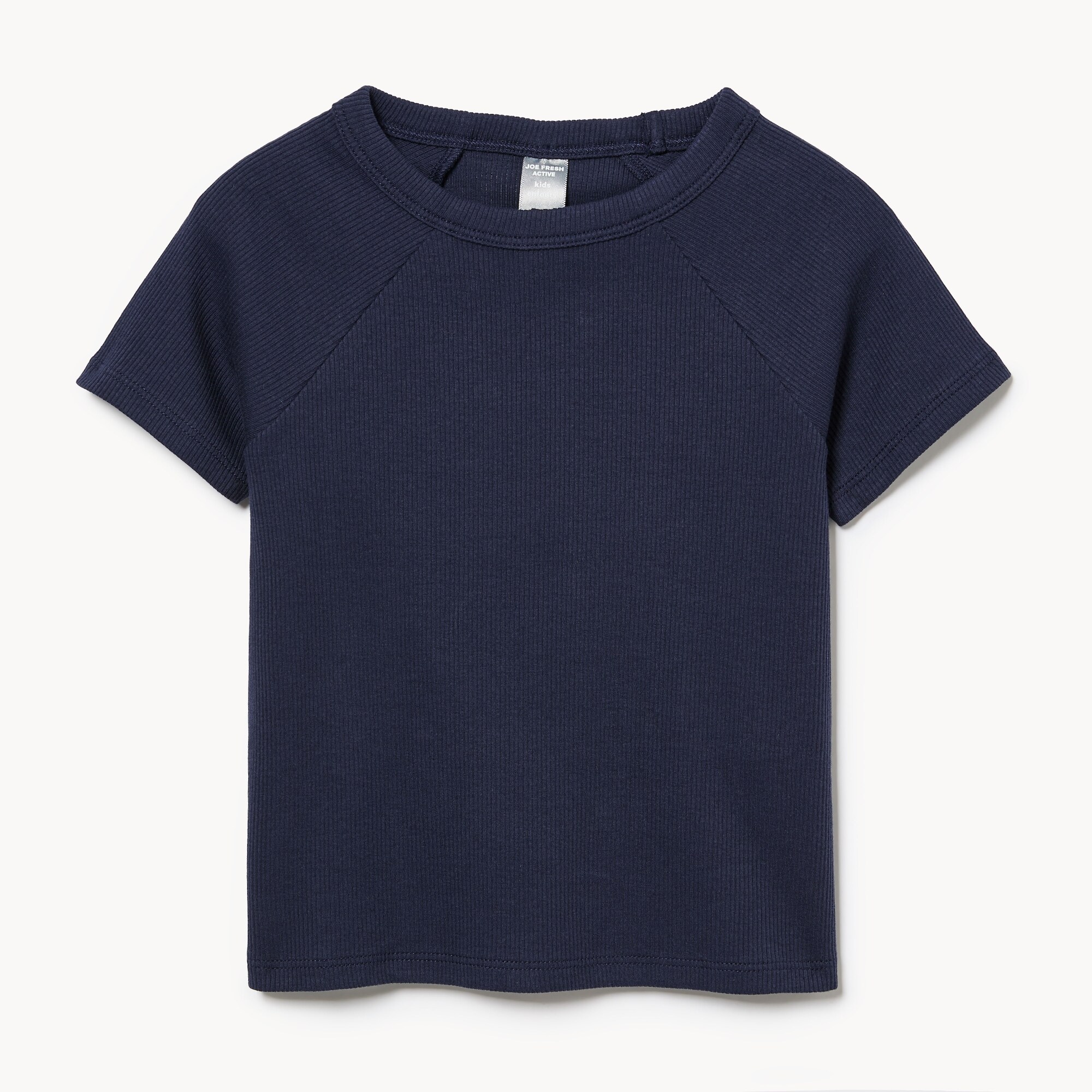 T-shirt côtelé en coton pour filles