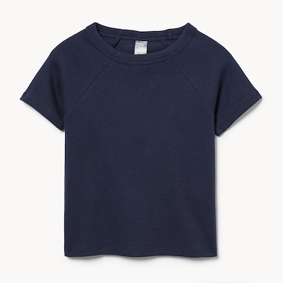 Joe Fresh T-shirt côtelé en coton pour filles 1 ea, 12,00 $/1ch