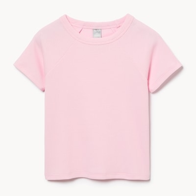 Joe Fresh T-shirt côtelé en coton pour filles 1 ea, 12,00 $/1ch