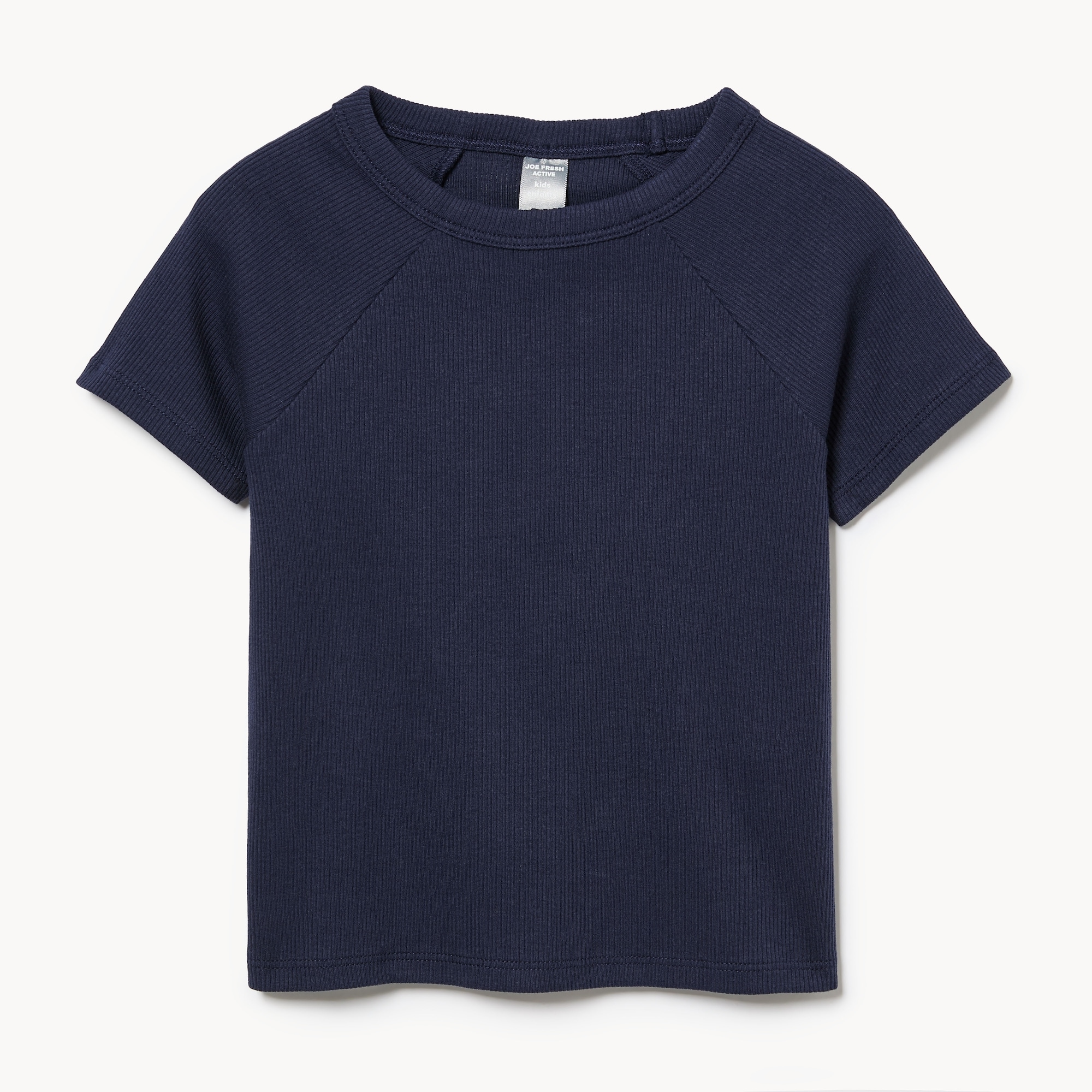 Kid Girls' Ribbed Cotton T-Shirt
