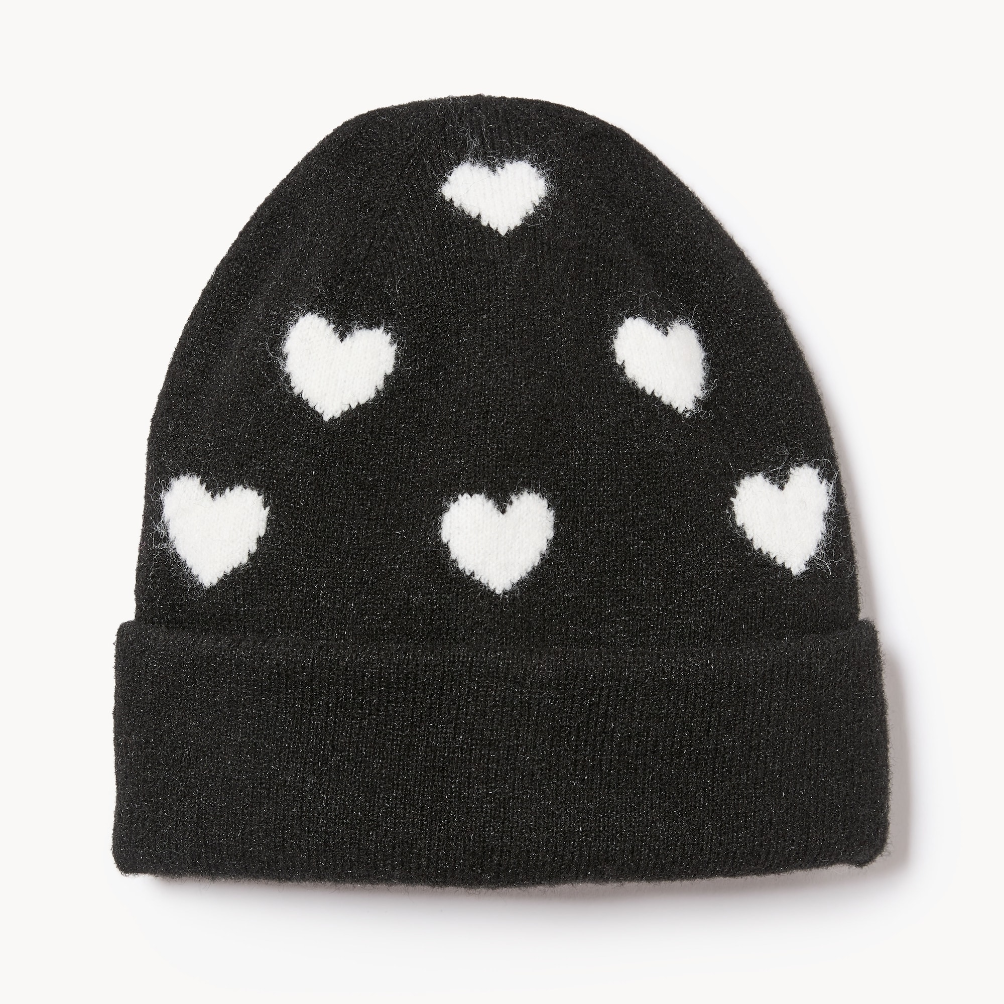 Tuque à motif de cœur pour filles