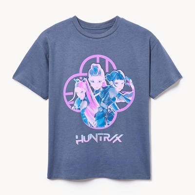 T-shirt K-Pop Demon Hunters pour filles - Indigo