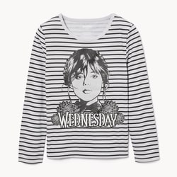 Joe Fresh Kid Girls' Wednesday Addams Long Sleeve Top 1 ea, $19.00/1ea