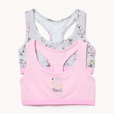 Joe Fresh Ens. de 2 bustiers Snoopy de Peanuts pour filles 1 ea, 16,00 $/1ch