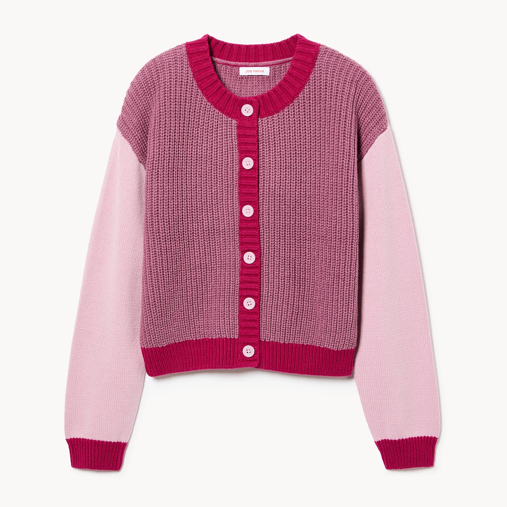 Kid Girls' Colourblocked Cardigan