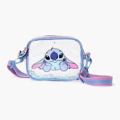 Kid Girls' Disney Stitch Crossbody Bag - Blue