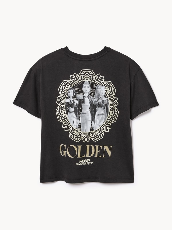 T-shirt imprimé KPop Demon Hunters, filles
