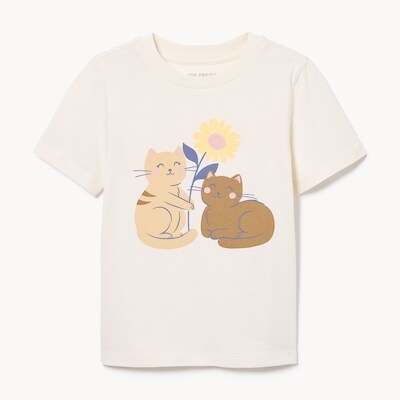 T-shirt imprimé pour tout-petits - Blanc Cassé
