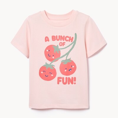 T-shirt imprimé pour tout-petits - ROSE POUDRE