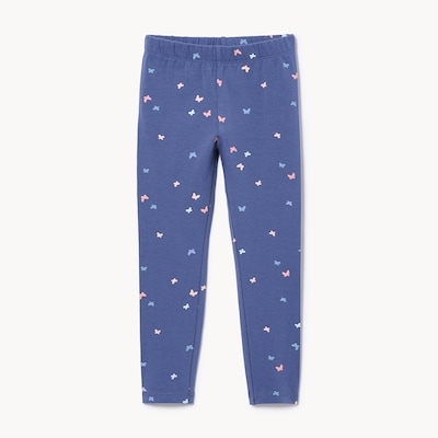 Toddler Girls' Printed Legging - Light Navy