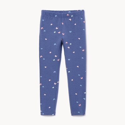 Toddler Girls' Printed Legging - Light Navy
