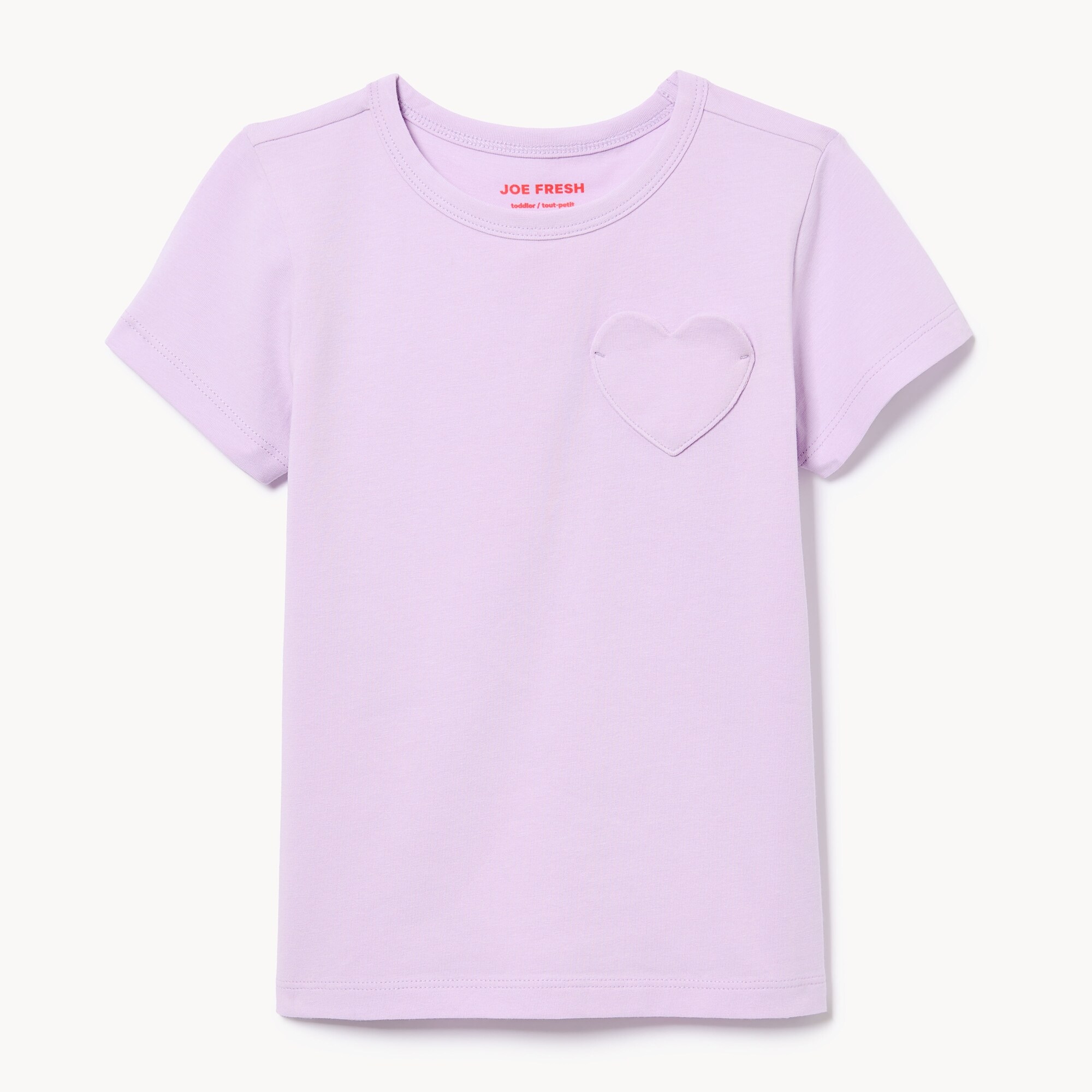 Toddler Girls' Heart Pocket T-Shirt