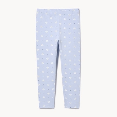 Legging imprimé pour petites filles - Bleu Pâle
