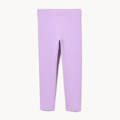 Legging côtelé pour petites filles - LAVANDE