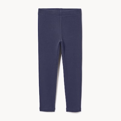 Legging côtelé pour petites filles - Marine foncé