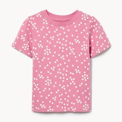 Toddler Printed T-Shirt - Dusty Pink