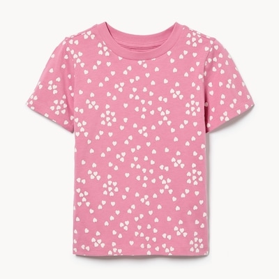 T-shirt imprimé pour tout-petits - Rose Cendré