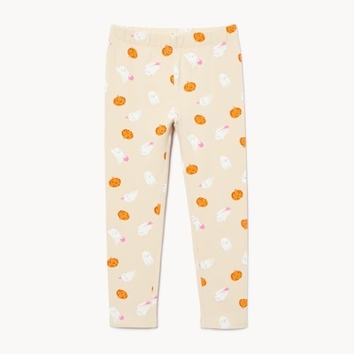 Toddler Girls' Printed Legging - Light Beige