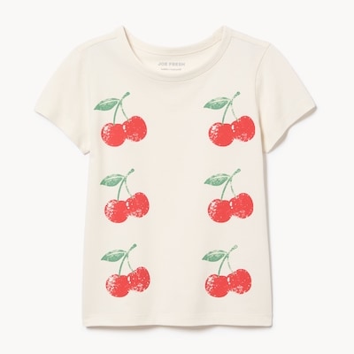 Toddler Girls' Graphic T-Shirt - Off White