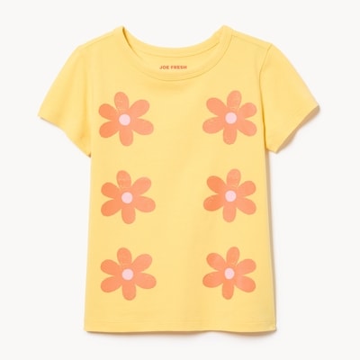Toddler Girls' Graphic T-Shirt - Yellow