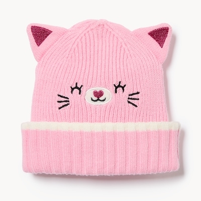 Toddler Girls' Animal Toque - Light Pink