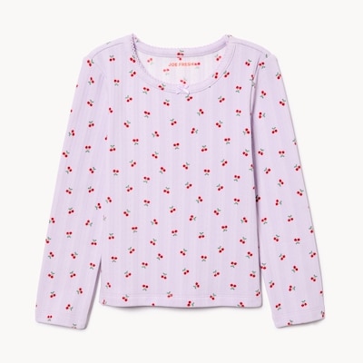 Joe Fresh Toddler Girls' Pointelle Long Sleeve Top 1 ea, $12.00/1ea
